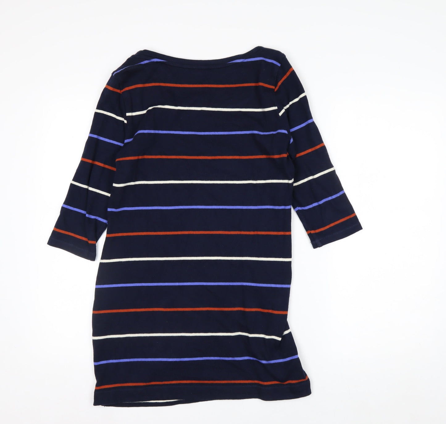 Marks and Spencer Women’s Blue Striped Cotton Tunic Top Size 10