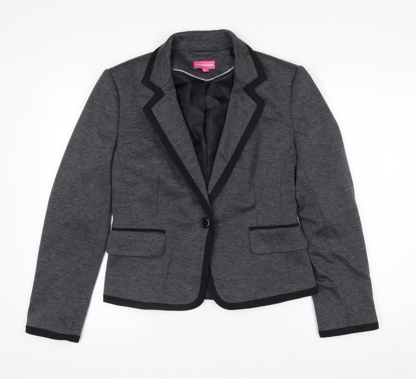 The Department Women's Grey Size 12 Single-Breasted Blazer