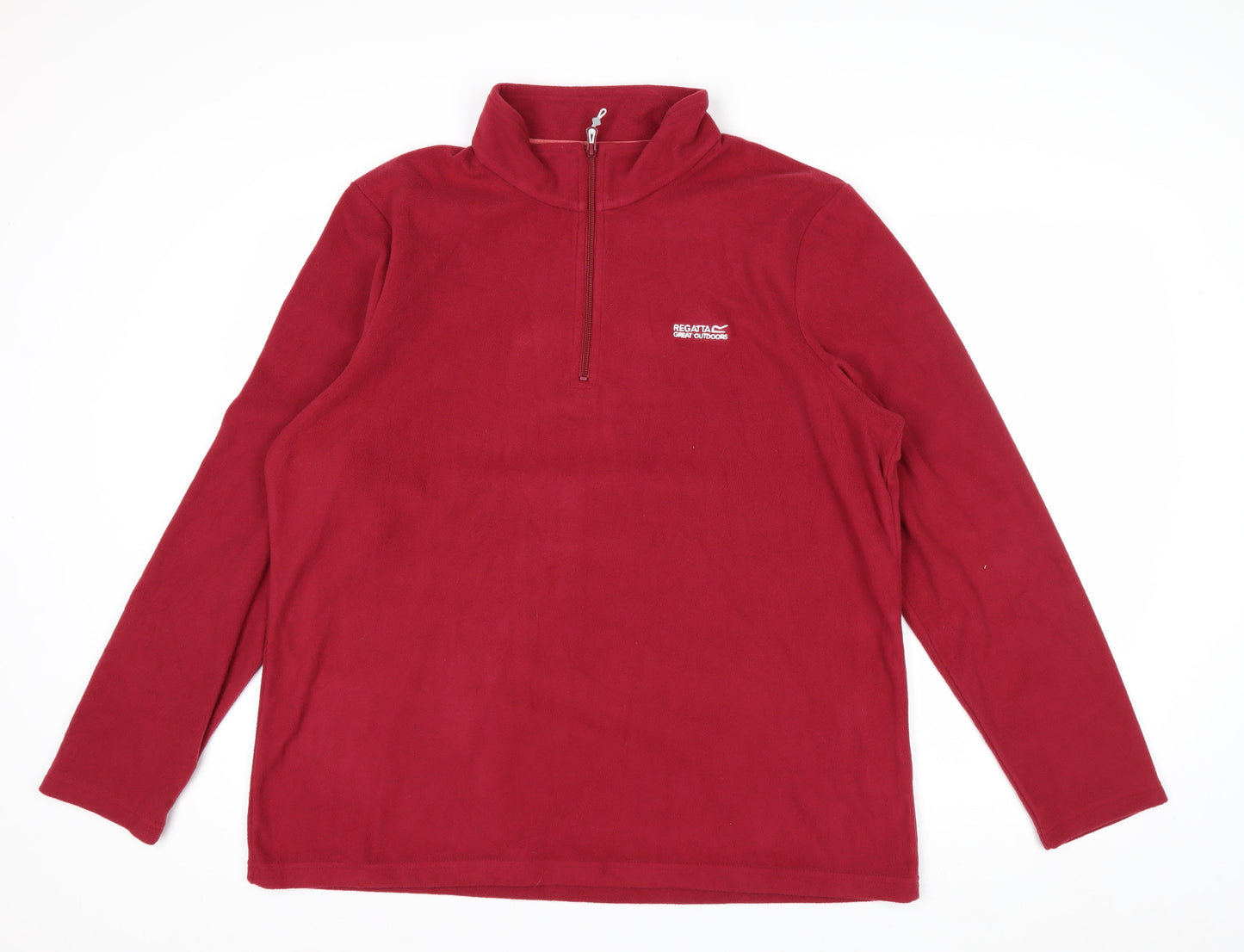 Regatta Men's Red 3XL Fleece 1/4 Zip Pullover Sweatshirt