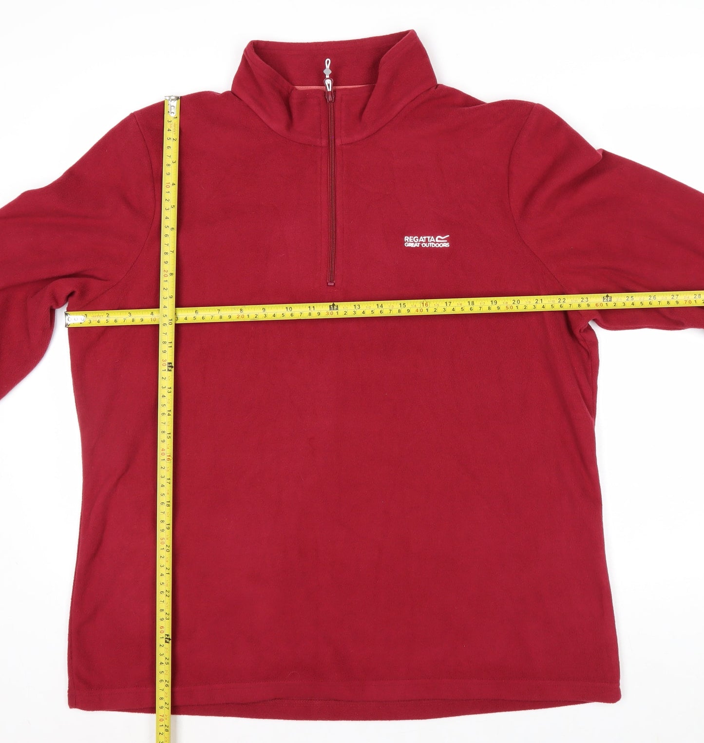 Regatta Men's Red 3XL Fleece 1/4 Zip Pullover Sweatshirt