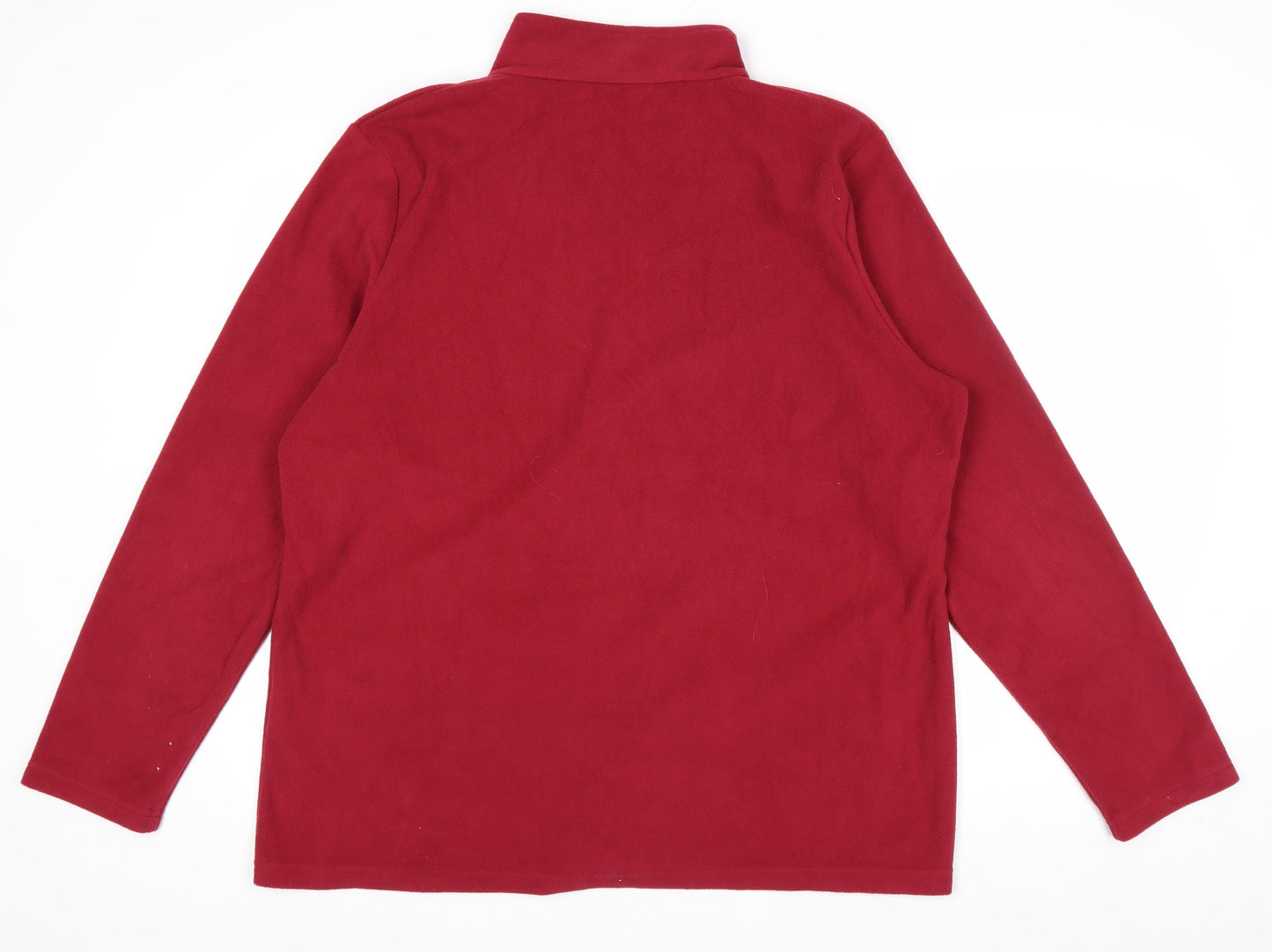 Regatta Men's Red 3XL Fleece 1/4 Zip Pullover Sweatshirt