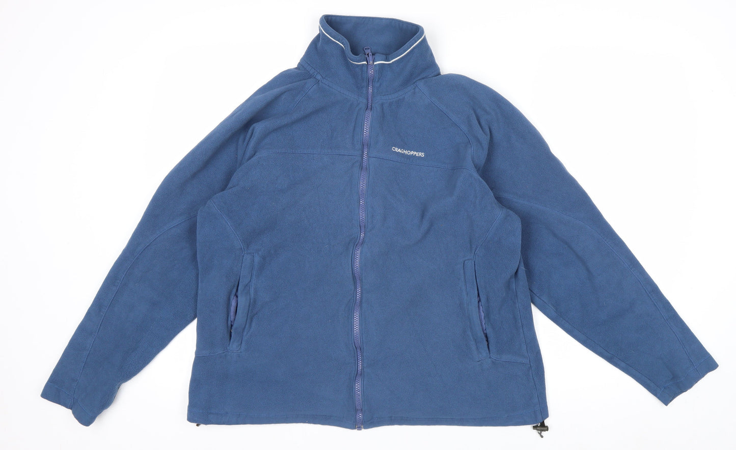 Craghoppers Men Blue Fleece Full Zip Jacket Size L 42in