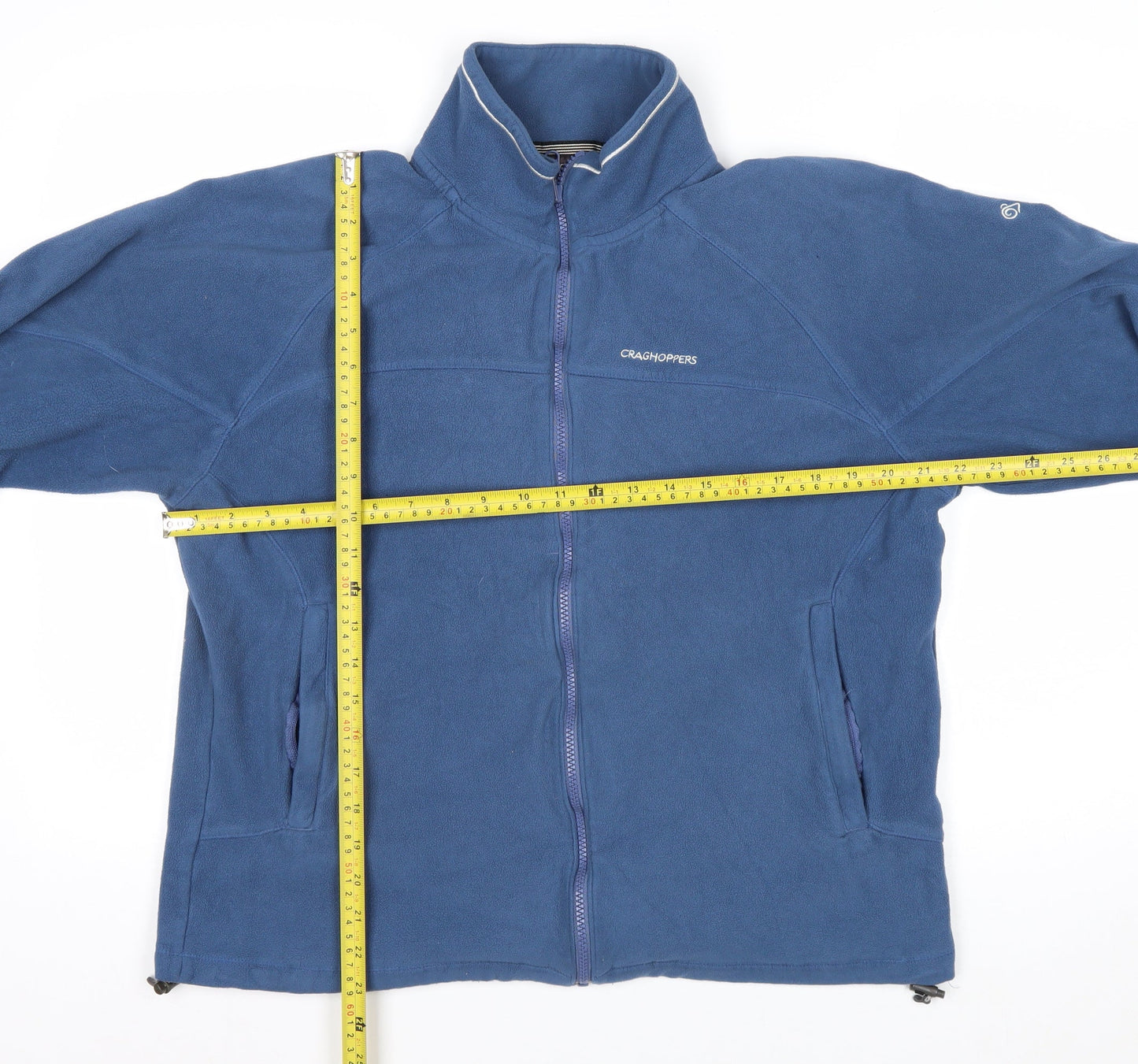 Craghoppers Men Blue Fleece Full Zip Jacket Size L 42in