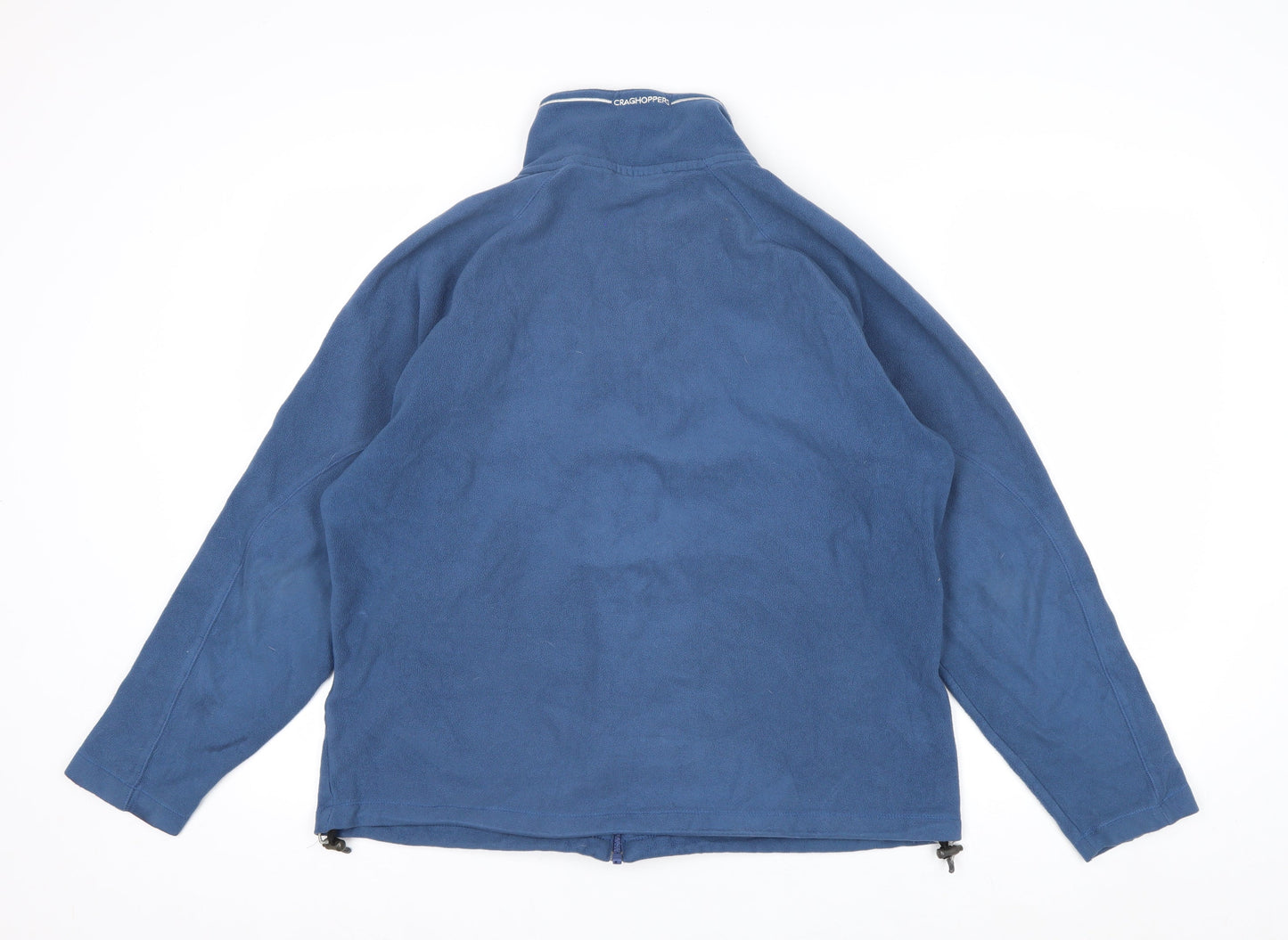 Craghoppers Men Blue Fleece Full Zip Jacket Size L 42in