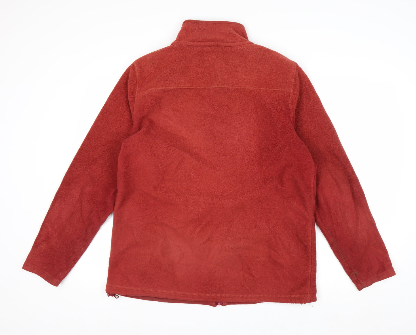 James Pringle Men's Red Fleece Full Zip Jacket Size M