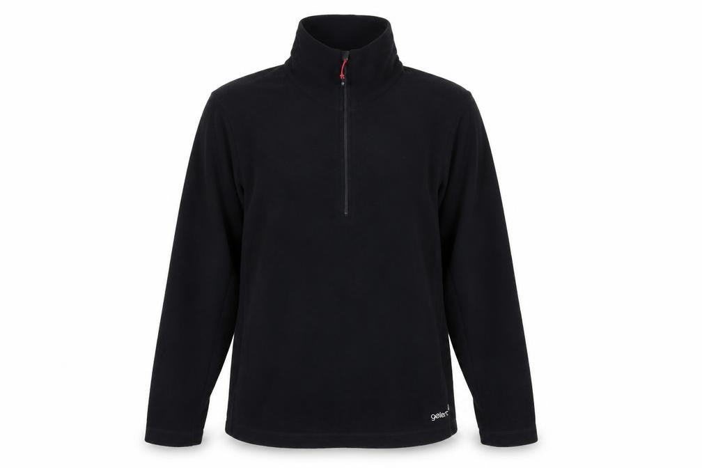 Gelert Womens Black Size 12 Fleece 1/2 Zip Pullover Sweatshirt