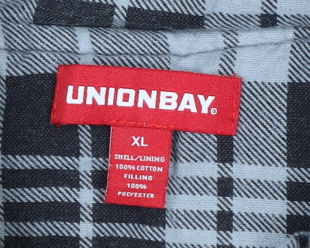 Unionbay Men's Brown Quilted Cotton Waistcoat XL Casual Workwear