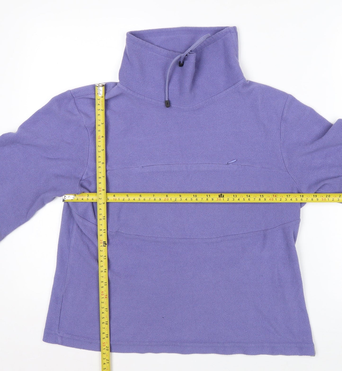 Kickers Womens Purple Fleece Pullover Sweatshirt Size 16