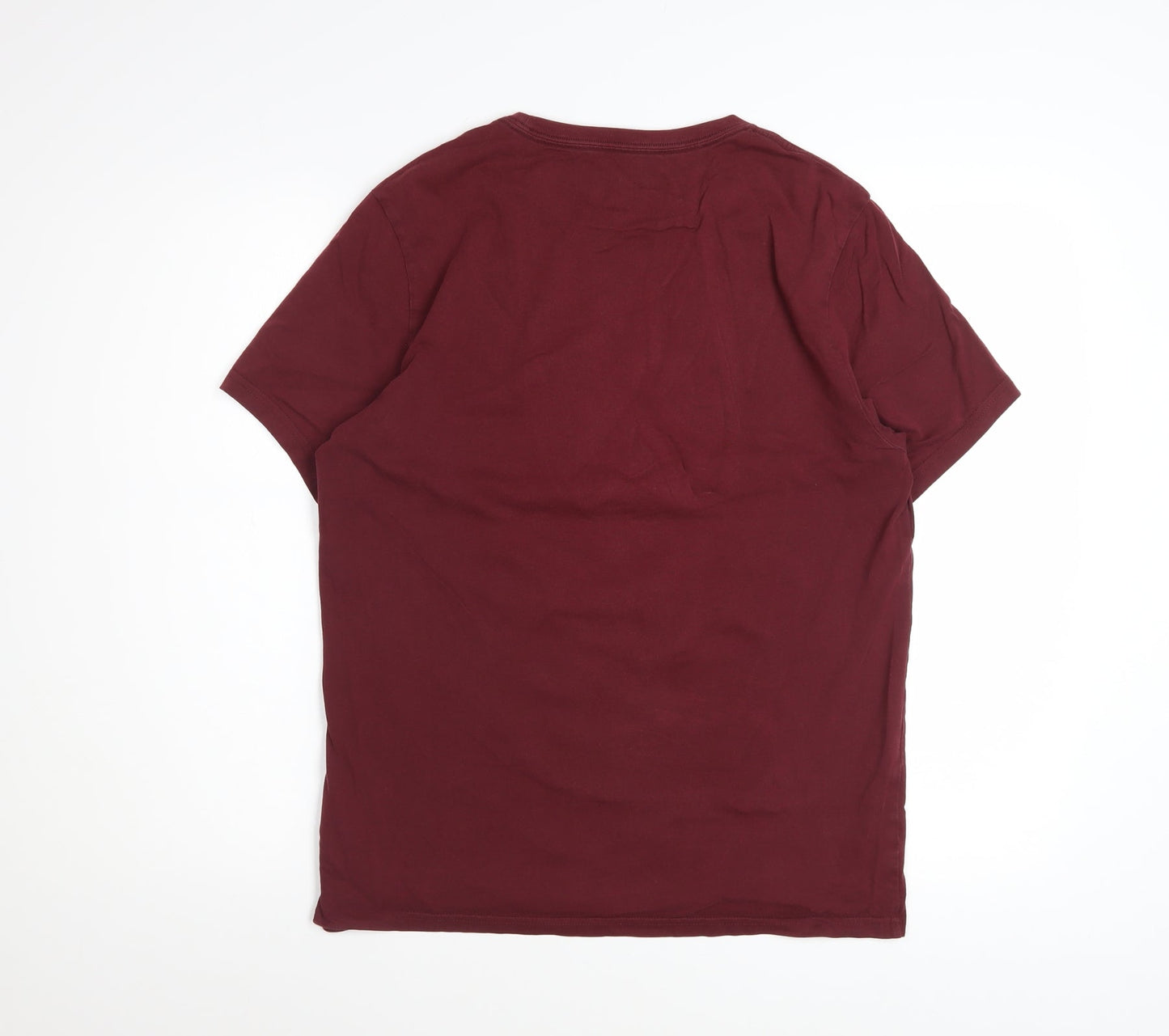 Converse Men's Red Graphic Logo T-Shirt Size M Crew Neck Cotton