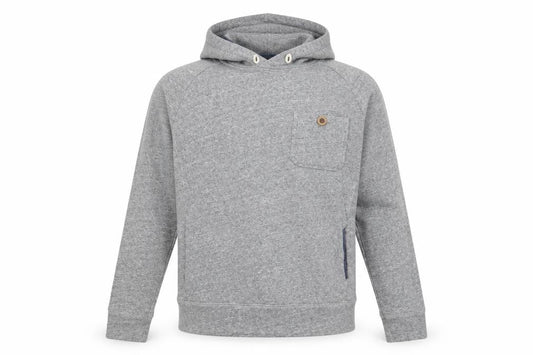 Crew Clothing Men's Grey Medium Pullover Hoodie with Pocket