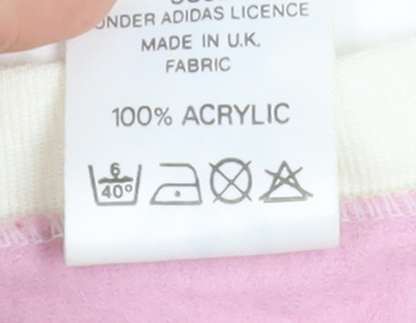 Adidas Women’s Multicoloured Sweatshirt Size 10 Acrylic Pullover