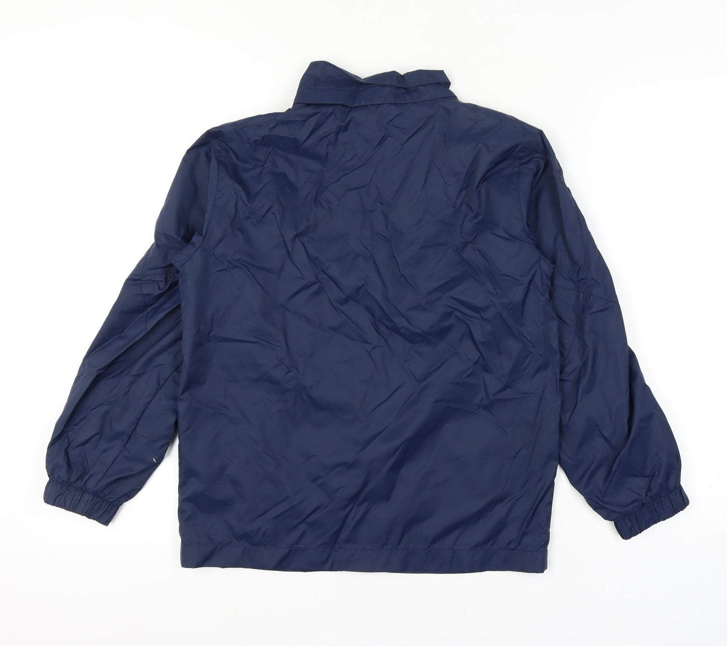 Nike Boys Blue 10-12 Years Windbreaker Jacket Lightweight Zip Sports Top