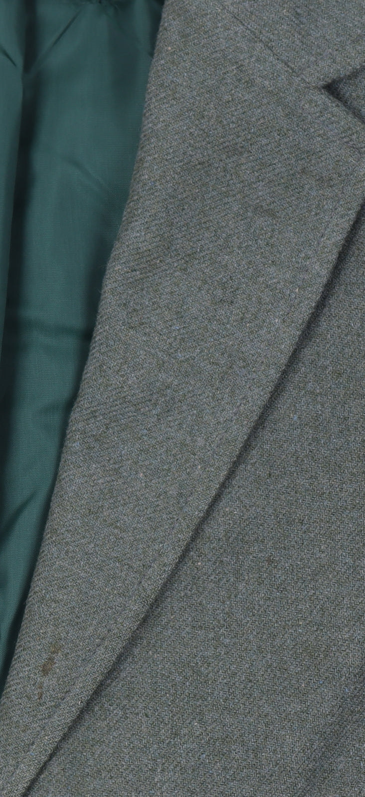 Glenscot Women Vintage Green Pure Wool Two-Button Blazer UK 16