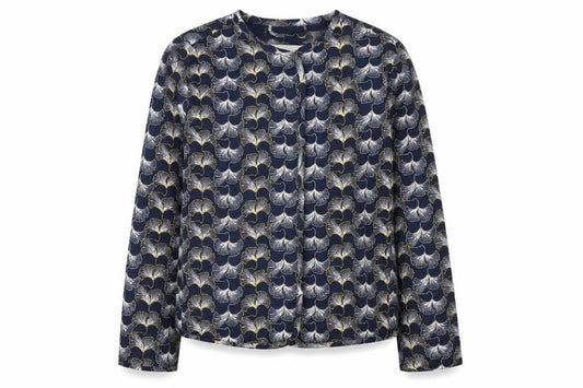 Marks and Spencer Per Una Women's Blue Floral Jacket Size 12