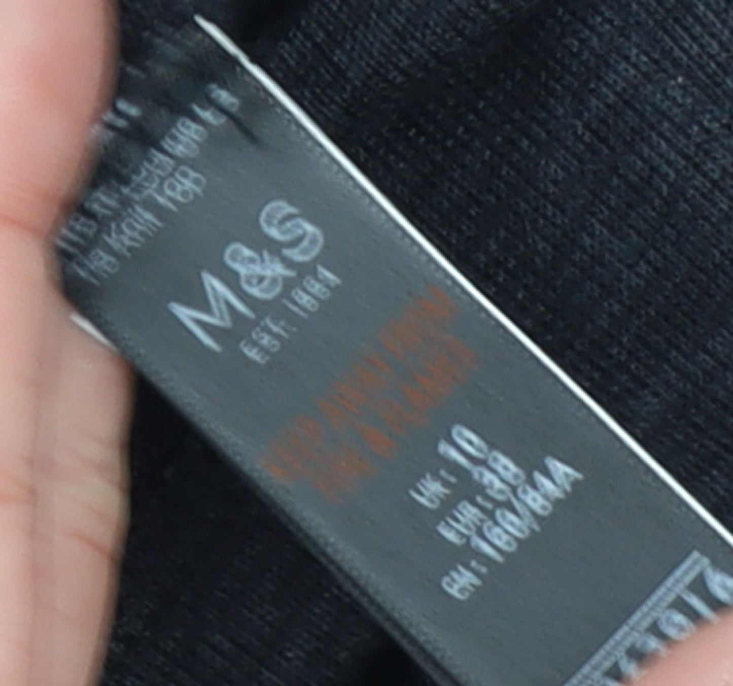 Marks and Spencer Women Grey Long Sleeve Jersey Pyjama Top Size 10
