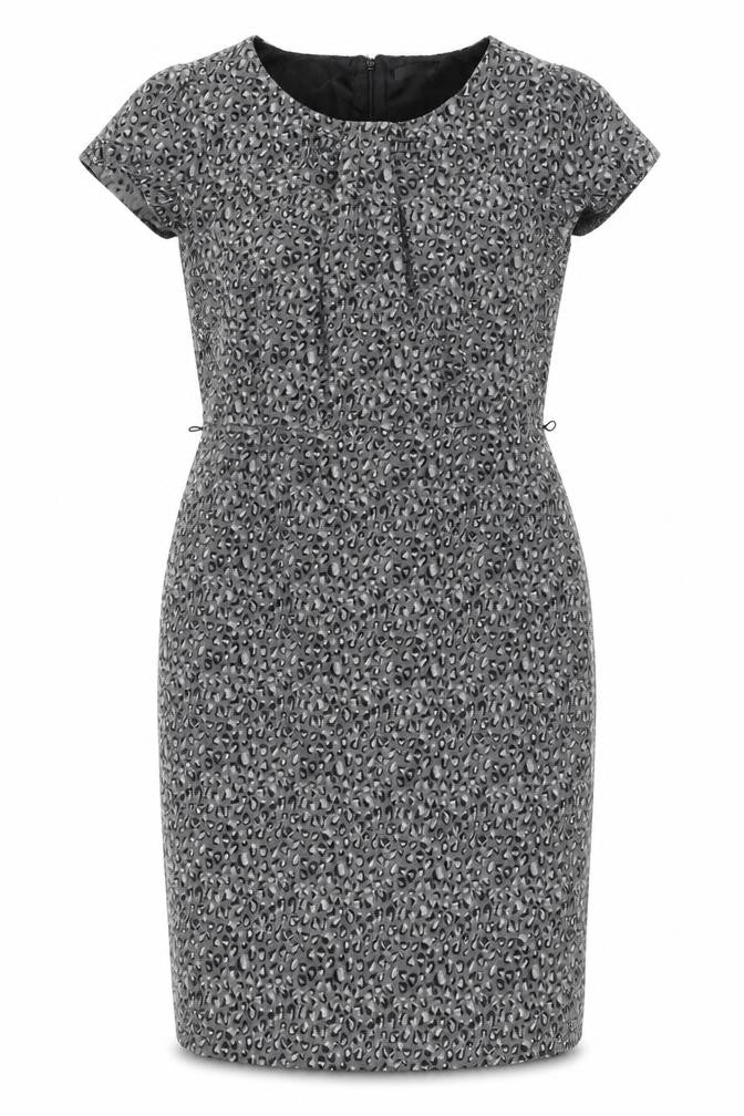 Marks & Spencer Women Grey Animal Print Sheath Dress Size 18