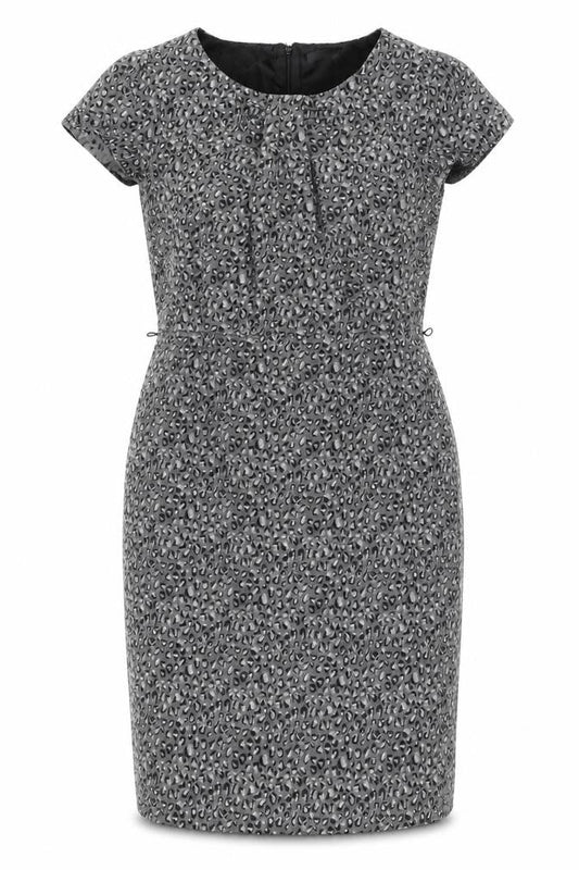 Marks & Spencer Women Grey Animal Print Sheath Dress Size 18