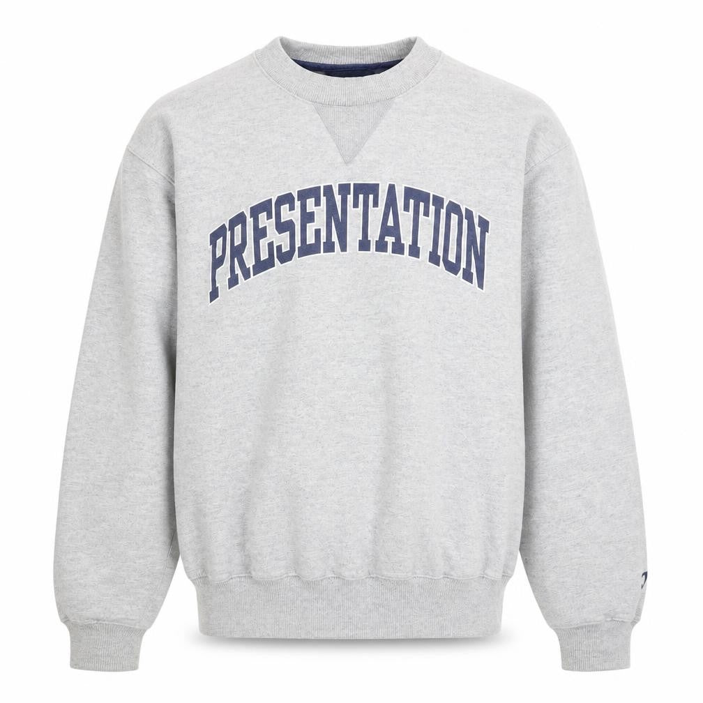 Champion Men's Grey Crew Neck Pullover Sweatshirt Size S