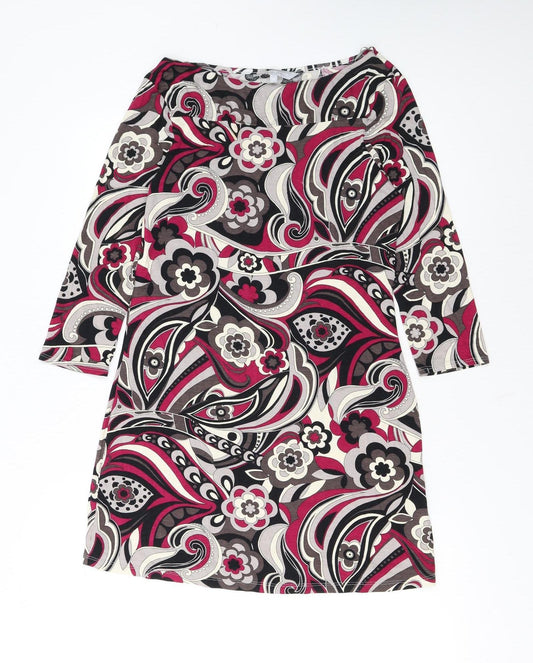 Red Herring Women’s Multicoloured Size 12 Shift Dress