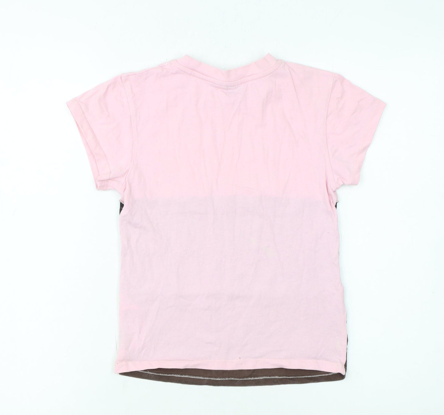 ASOS Design Women's Pink Colourblock Ringer T-Shirt Size 8