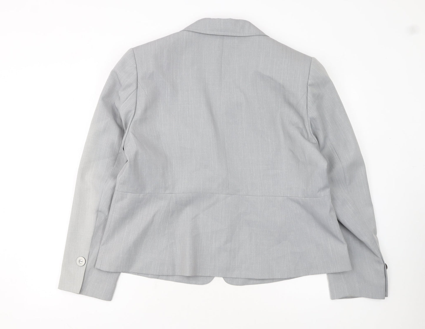 Marks and Spencer Women’s Grey Size 20 Single-Breasted Blazer