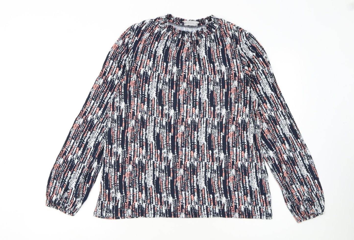 Marks and Spencer Womens Multicoloured Jersey Blouse Size 14