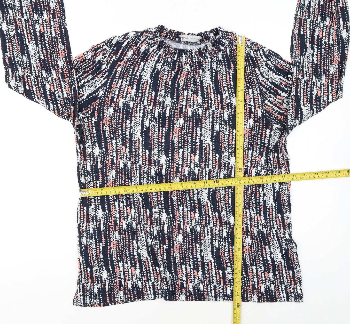 Marks and Spencer Womens Multicoloured Jersey Blouse Size 14