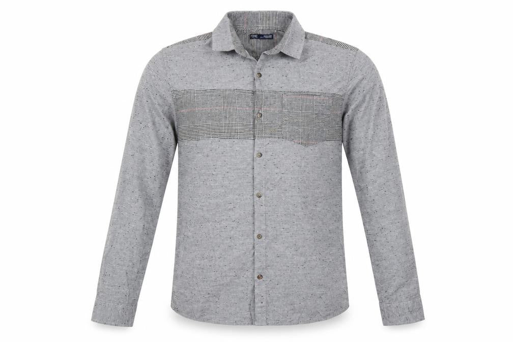 Next Boys Grey Cotton Long Sleeve Button-Up Shirt 14 Years