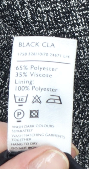 Berkertex Women's Grey Tweed Zip-Up Jacket Size 16 Lined Classic Style