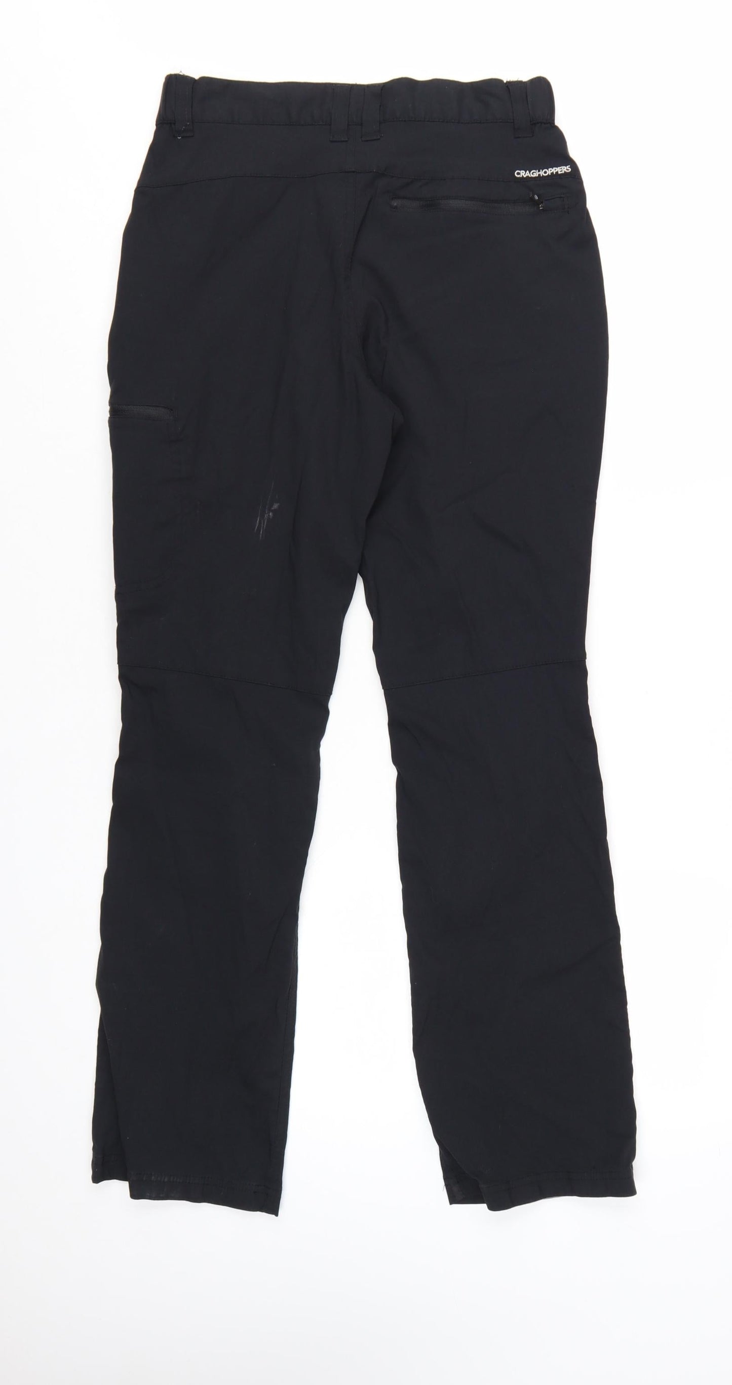 Craghoppers Men's Black 30R Cargo Trousers Polyamide Blend