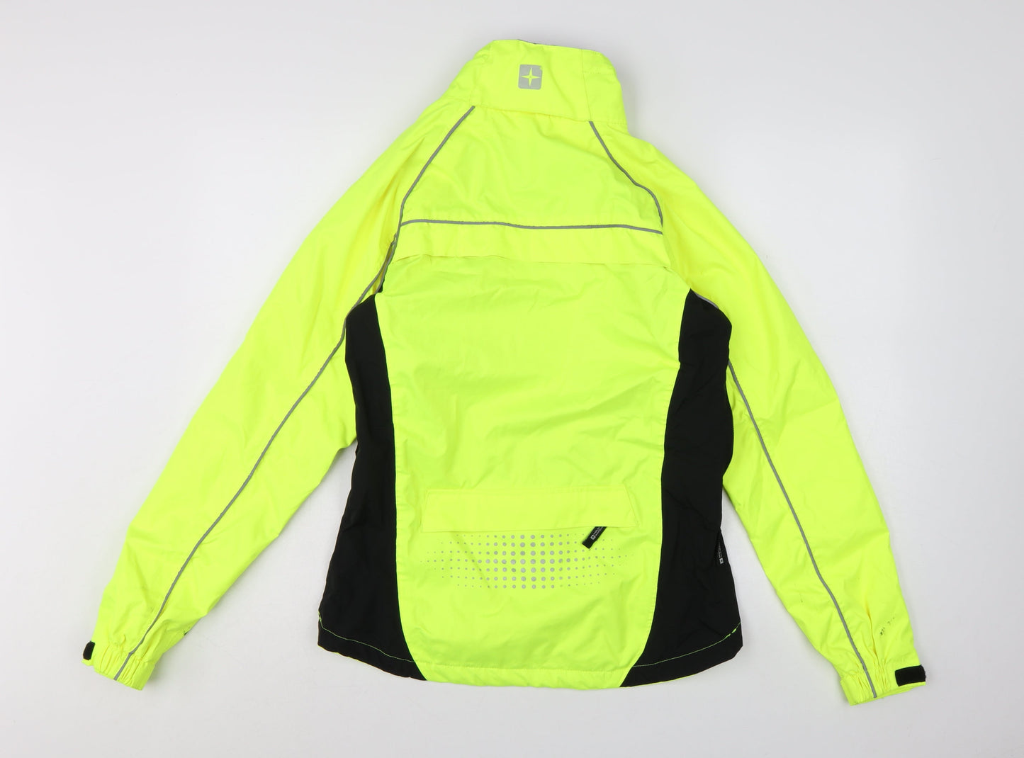Mountain Warehouse Womens Yellow Waterproof Windbreaker Jacket Size 8