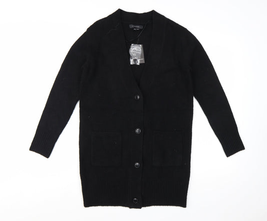 Atmosphere Women's Black XS Long Sleeve V-Neck Cardigan Jumper