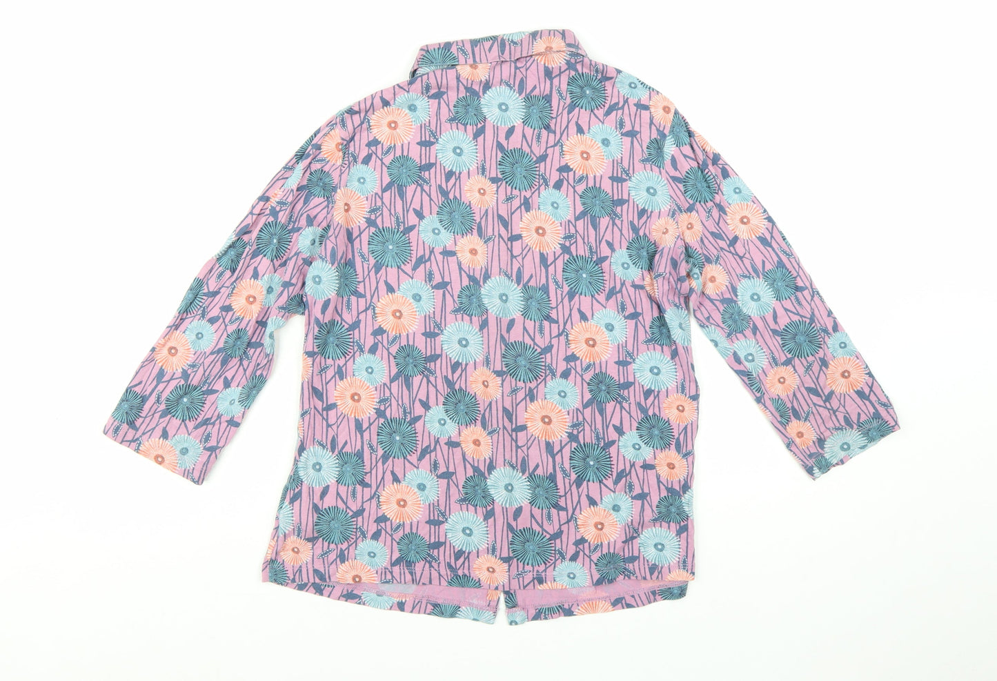 White Stuff Womens Multicoloured Floral Cotton Tunic Shirt UK 12