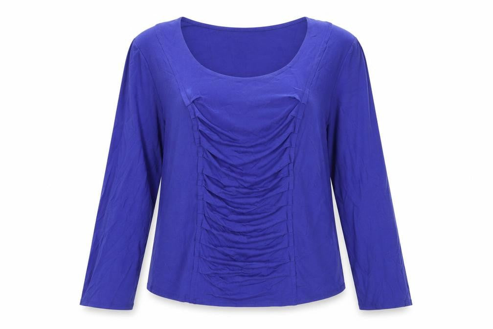 Alexon Women’s Blue Long Sleeve Stretch Jersey Blouse XL