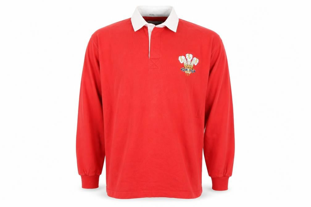 Cotton Traders Mens Red Long Sleeve Rugby Polo Shirt XL