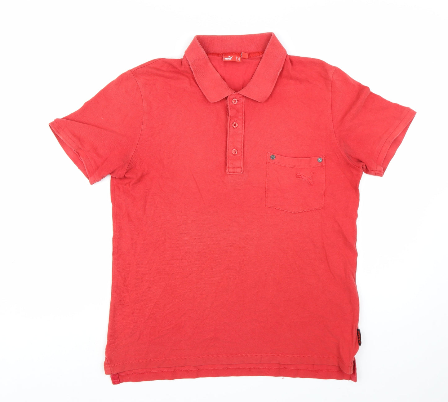 Puma Ducati Red Short Sleeve Men's Polo Shirt Size M