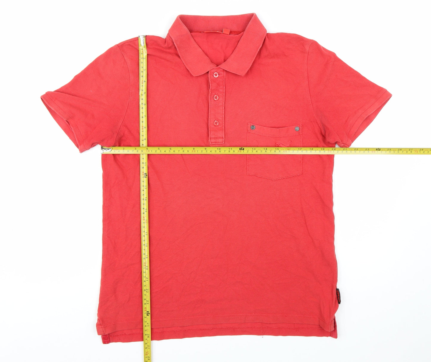 Puma Ducati Red Short Sleeve Men's Polo Shirt Size M