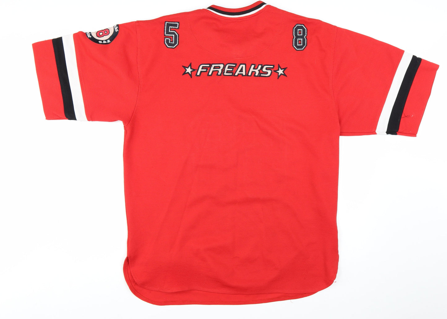 Freaks Clothing USA Red XL Men's Sports Style V-Neck T-Shirt