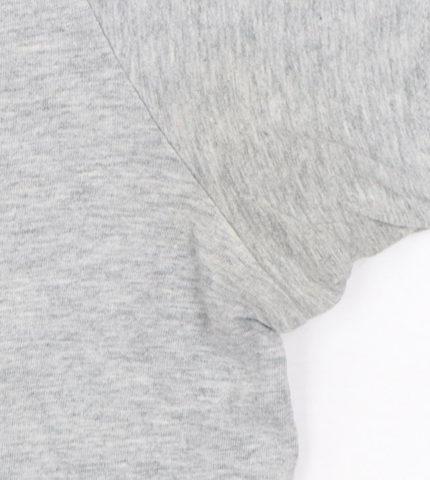 Diesel Men's Grey Crew Neck Cotton T-Shirt Size L Classic Fit