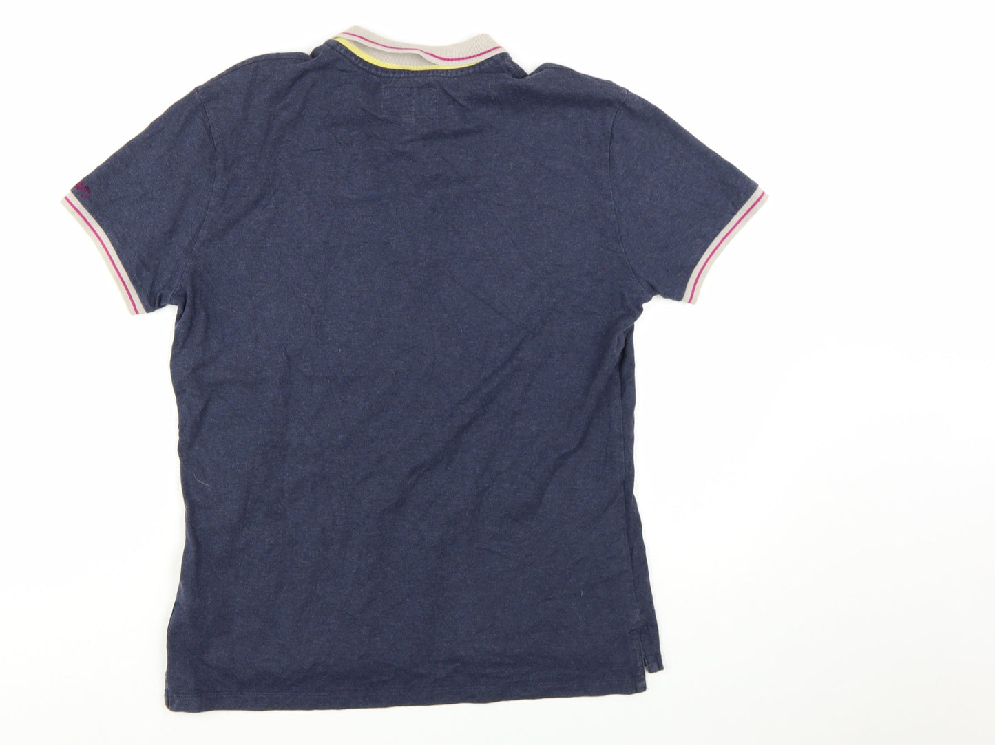 Armani Jeans Men's Blue Short Sleeve Cotton Polo Shirt XL