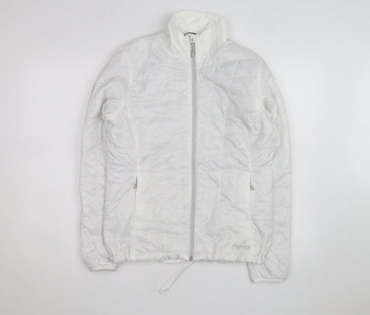 Marmot Men's White Lightweight Puffer Jacket Size M Outdoor Hiking