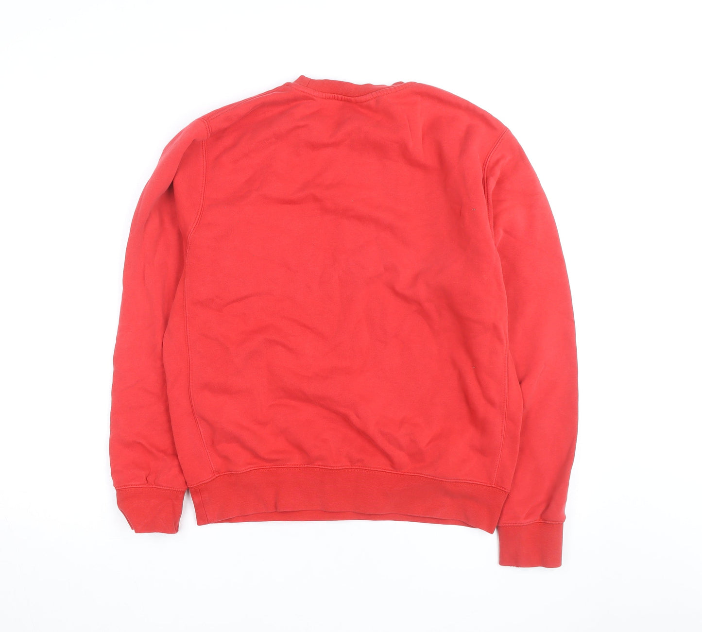 Nike Men's Red Crew Neck Pullover Sweatshirt Size S