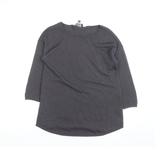 The White Company Men's Grey XS Cotton Cashmere Pullover Jumper