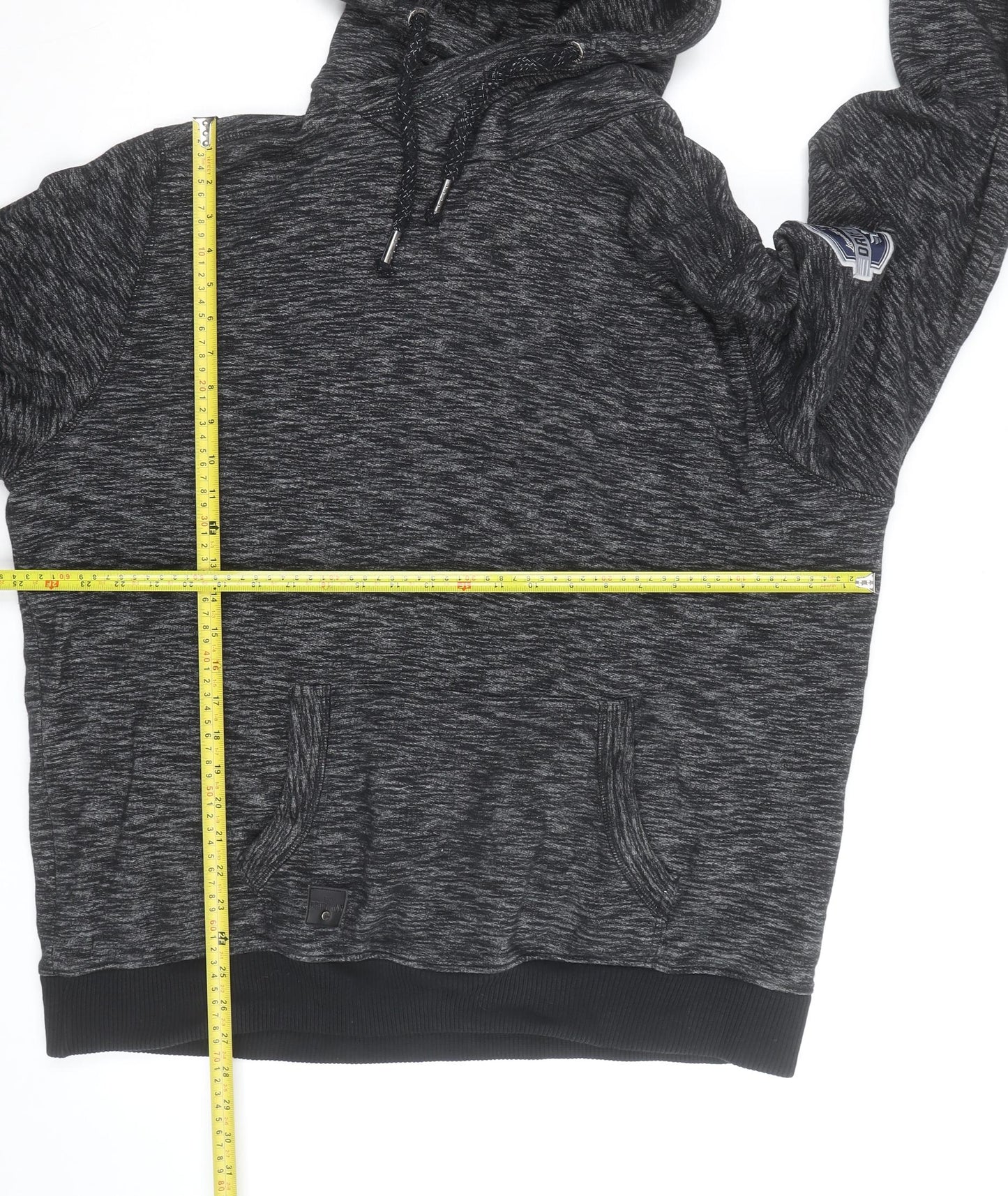 Drift King Men's Grey 2XL Pullover Hoodie with Logo