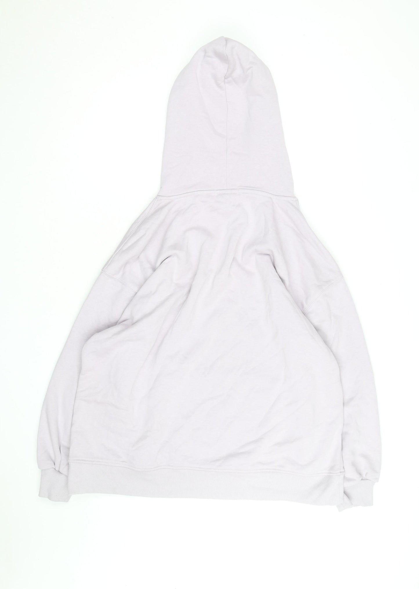 Scotch & Soda Men's White Pullover Hoodie L Logo Embroidered Casual