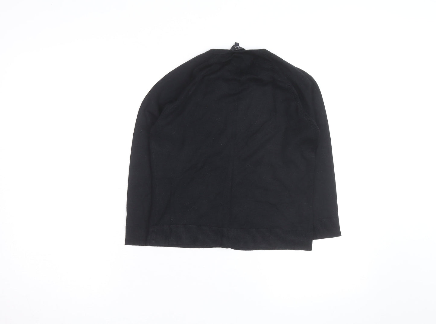 James Lakeland Jeans Women’s Black Cotton Knit Cardigan S