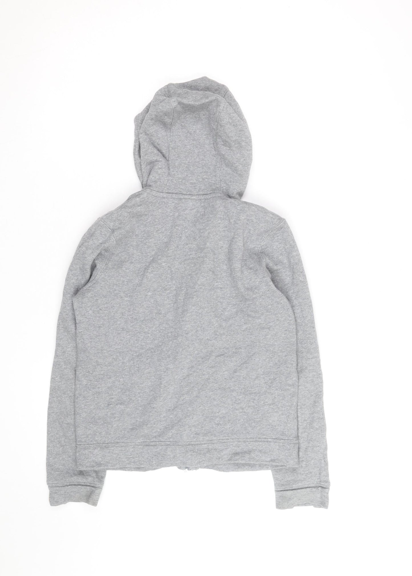 Nike Boys Grey Full Zip Hoodie - Size M, Cotton Blend, Sportswear