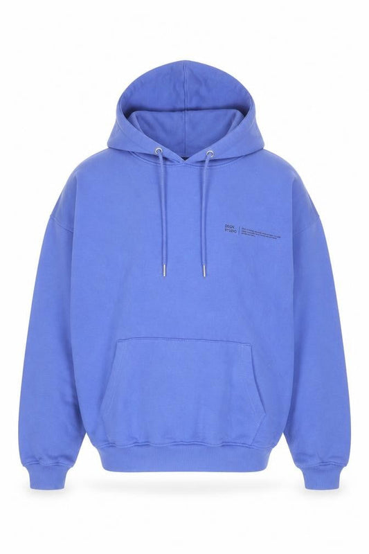 Boohoo Men’s Blue Pullover Hoodie XS Regular Fit Fleece