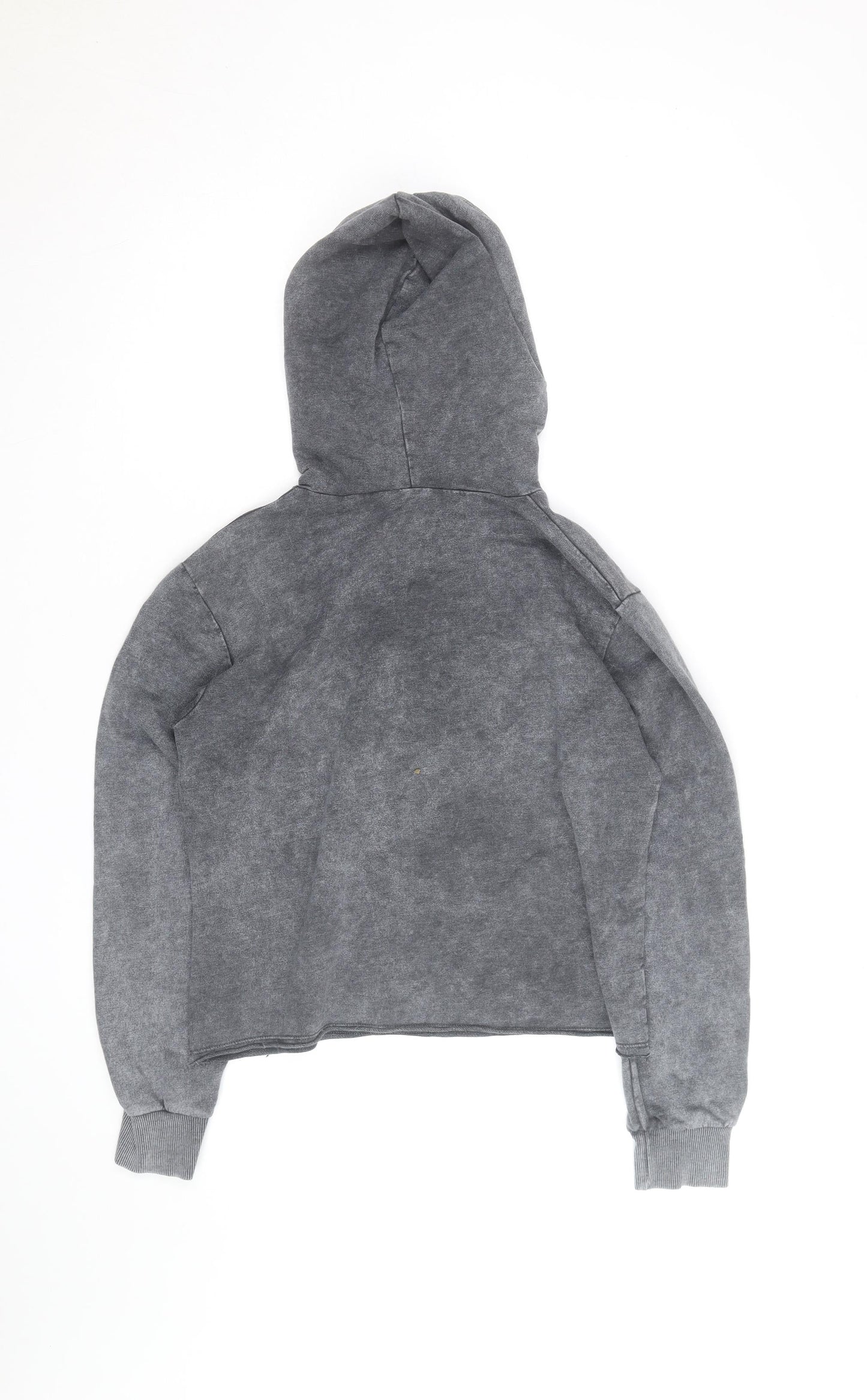 So Fabulous Women's Grey Pullover Hoodie with Dog Graphic Size L