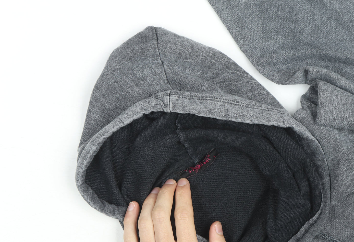 So Fabulous Women's Grey Pullover Hoodie with Dog Graphic Size L